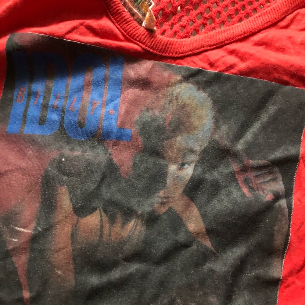 Totally cool 80s Billy Idol tee